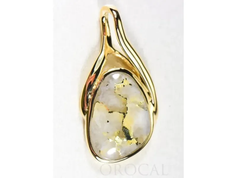 Orocal Gold Quartz Pendant - PSC129Q