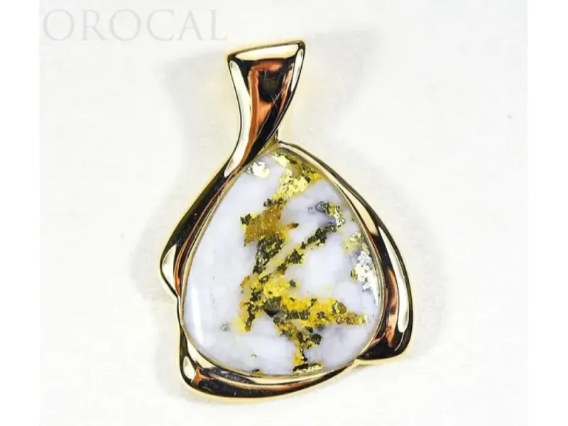 Orocal Gold Quartz Pendant - PDL105MQX