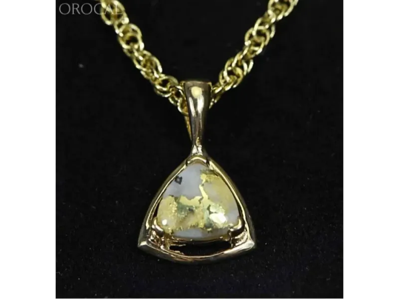 Orocal Gold Quartz Trillian Pendant- PN441QX