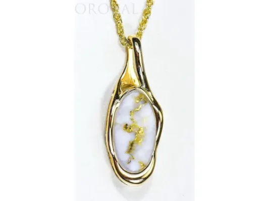 Orocal Gold Quartz Classic Pendant - PN790QX