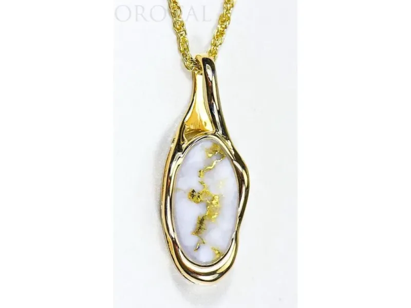 Orocal Gold Quartz Classic Pendant - PN790QX