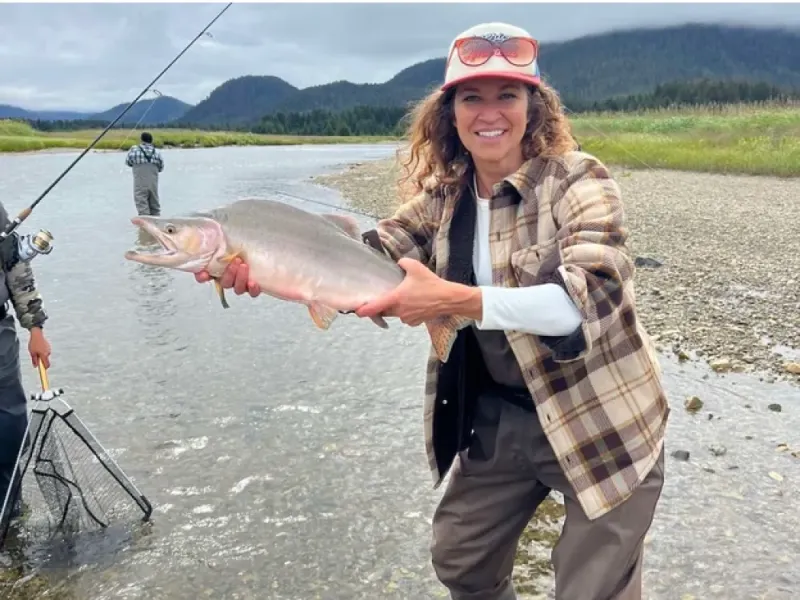 Glacier Bay Remote Island River Fishing