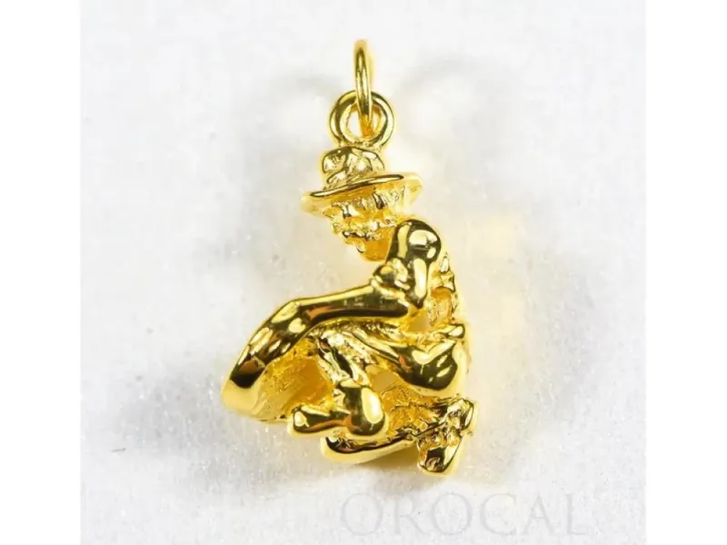 Orocal Gold Nugget Gold Miner Charm - CGML
