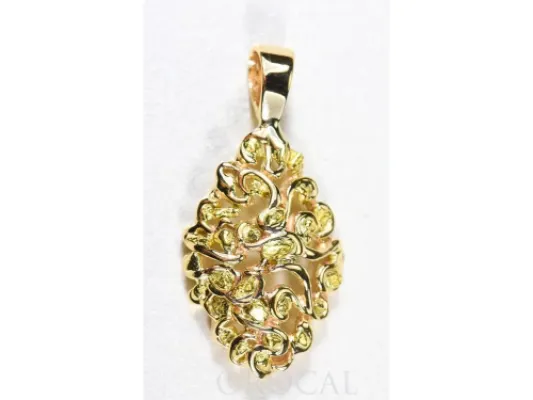 Orocal Gold Nugget Free-Form Pendant - PN239X