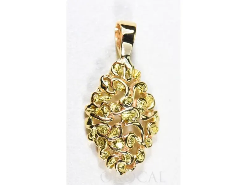 Orocal Gold Nugget Free-Form Pendant - PN239X