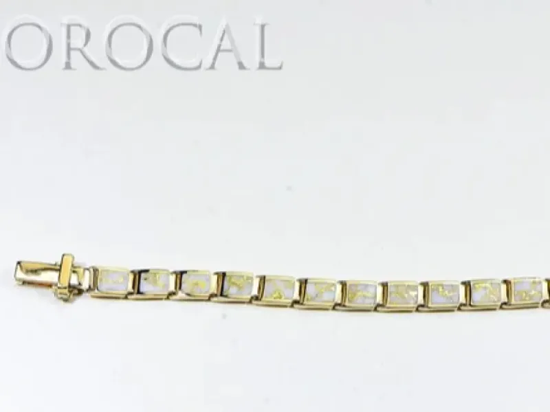 Orocal Gold Quartz Rectangular Bracelet - B8MMH14LQ*
