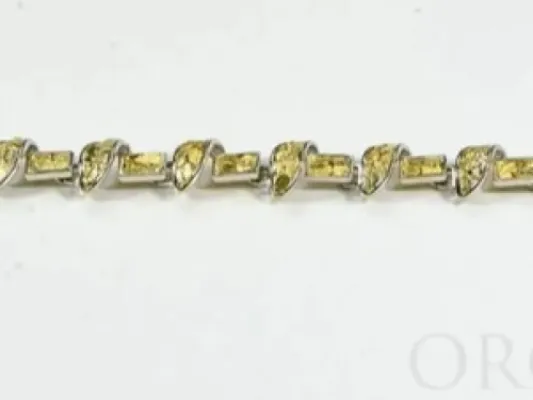 Orocal Gold Nugget Natural Bracelet - BJ1000N