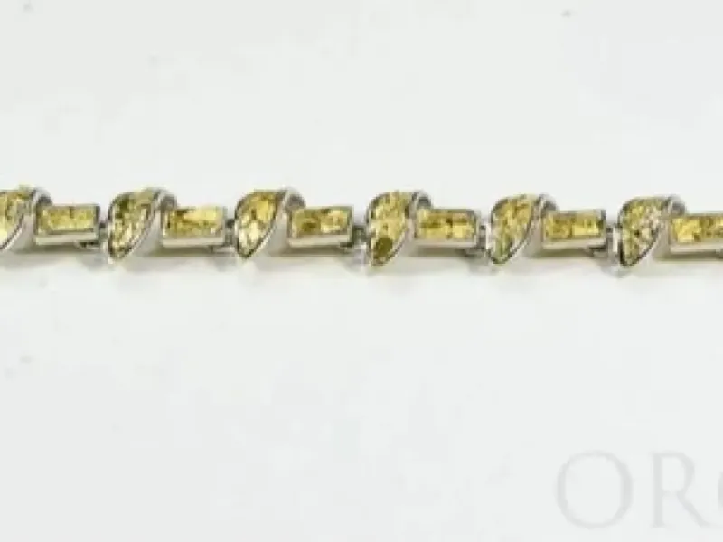Orocal Gold Nugget Natural Bracelet - BJ1000N