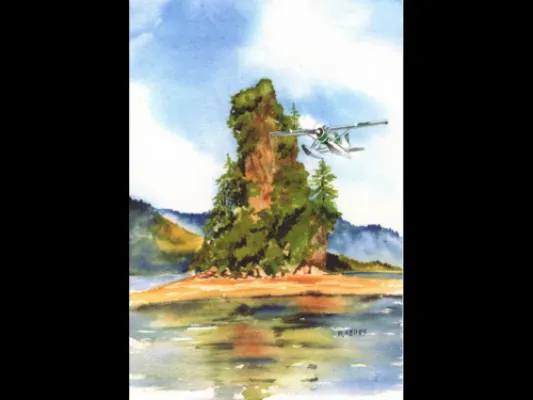  Water Color Art Print “Eddy Rock” 11x14 by Maida Kelly