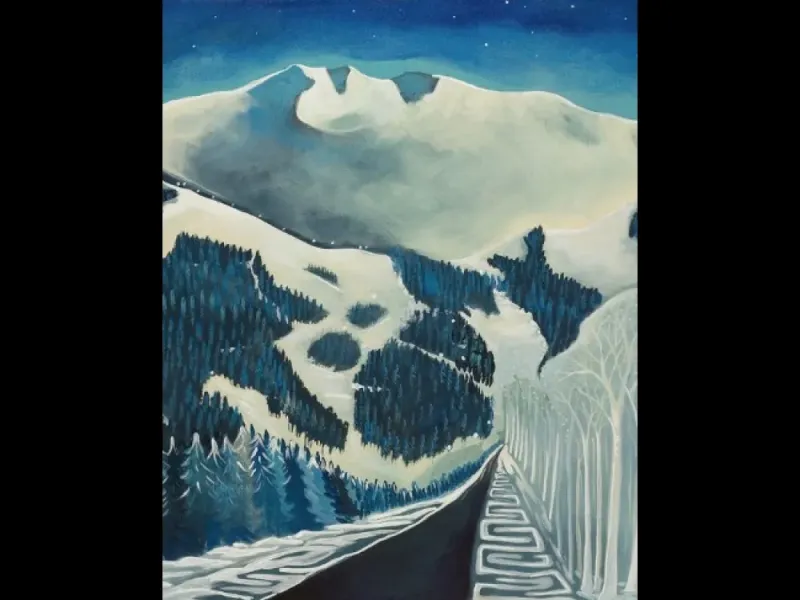 Art Print “Snowy Mountain”