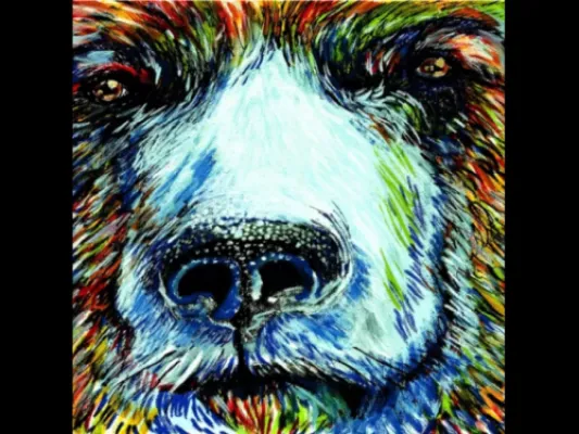 Giclée Art Print “Papa Bear" by Katie Sevigny