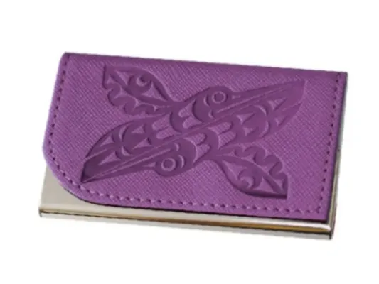 CARD HOLDER “HUMMINGBIRD” BY MANARD JOHNNY JR