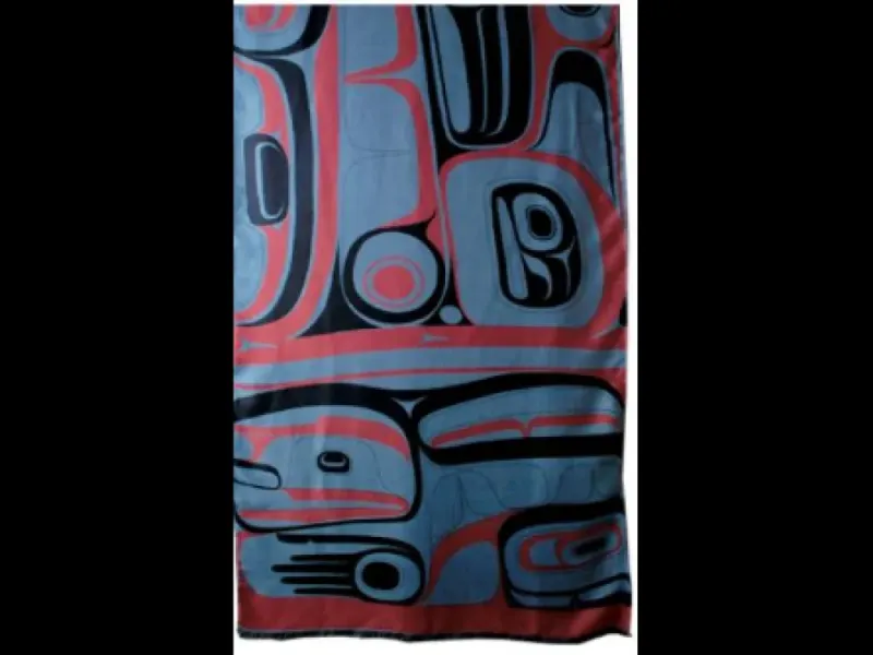 Poly Woven Shawl design by artist Kelly Robinson