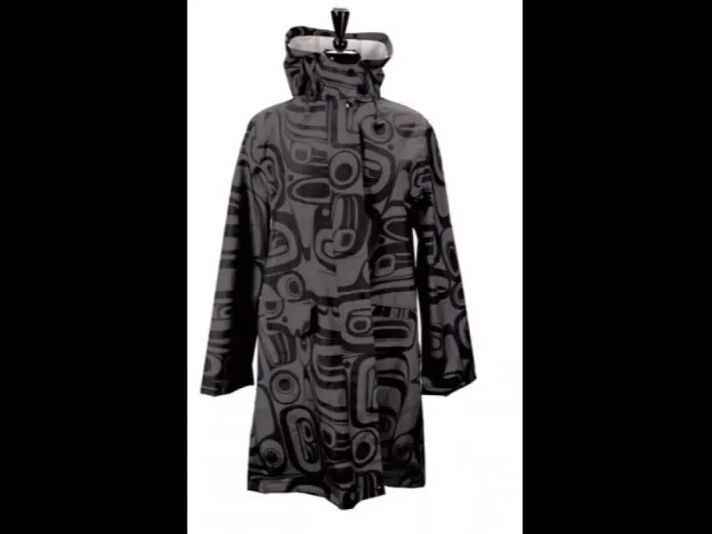 Kelly Robinson Raven Transforming Rain Coat