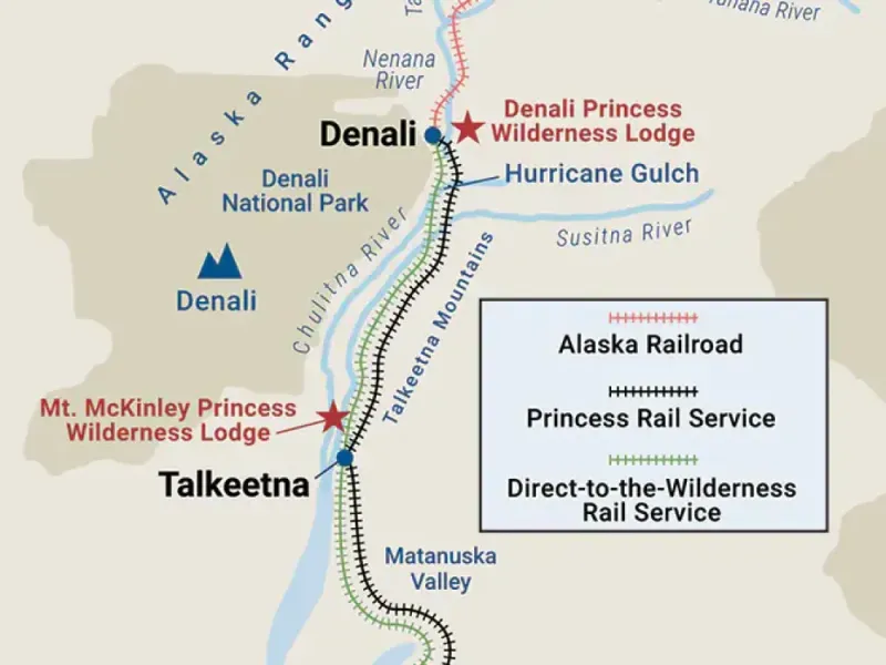 Talkeetna 2 Day Express Luxury RailTour from Anchorage