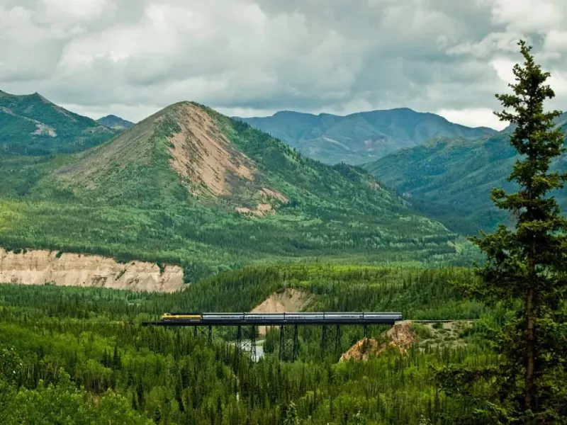 Denali to Anchorage on McKinley Explorer Private Train