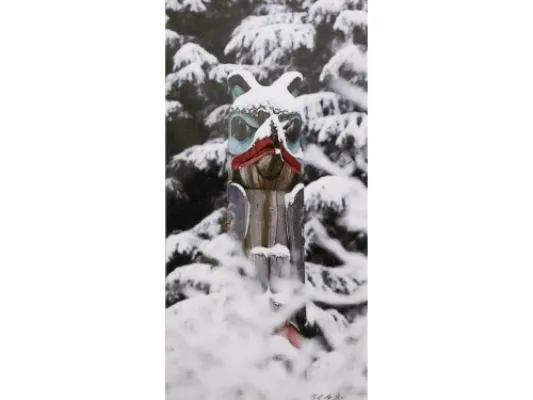 Snow Totem Print