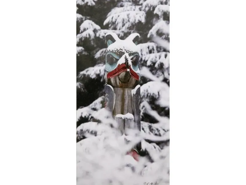 Snow Totem Print