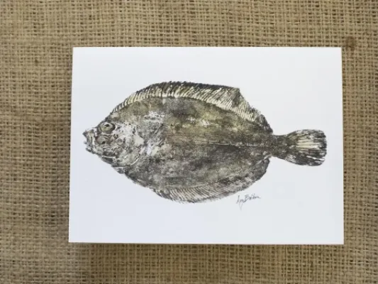 Starry Flounder Card