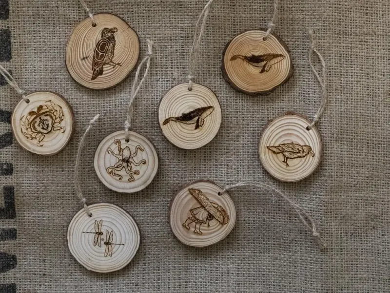 Wood Ornaments