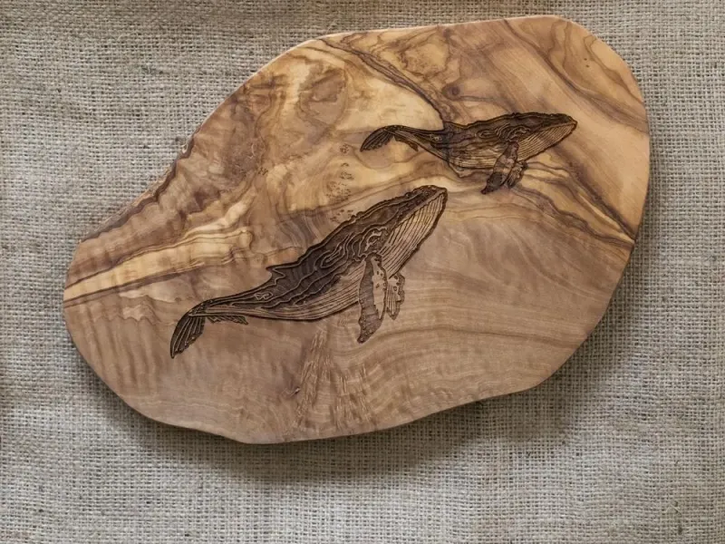 Whale Cutting Board