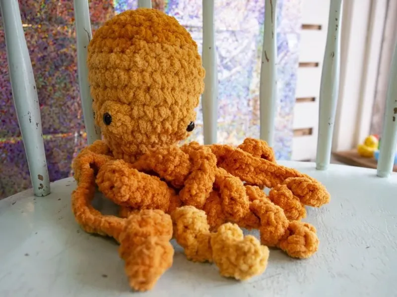 Handmade Crochet Octopus