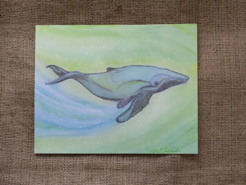 Galaxy Whale 8x10
