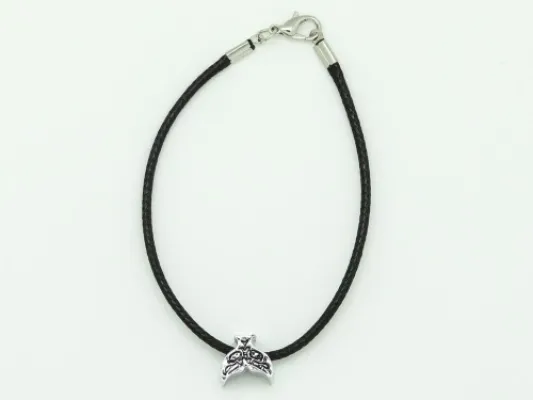 Whale Tail bracelet 7" – Plated Copper 