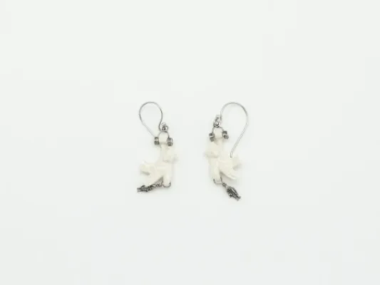 Mammoth Ivory Earrings “First Catch” SS 