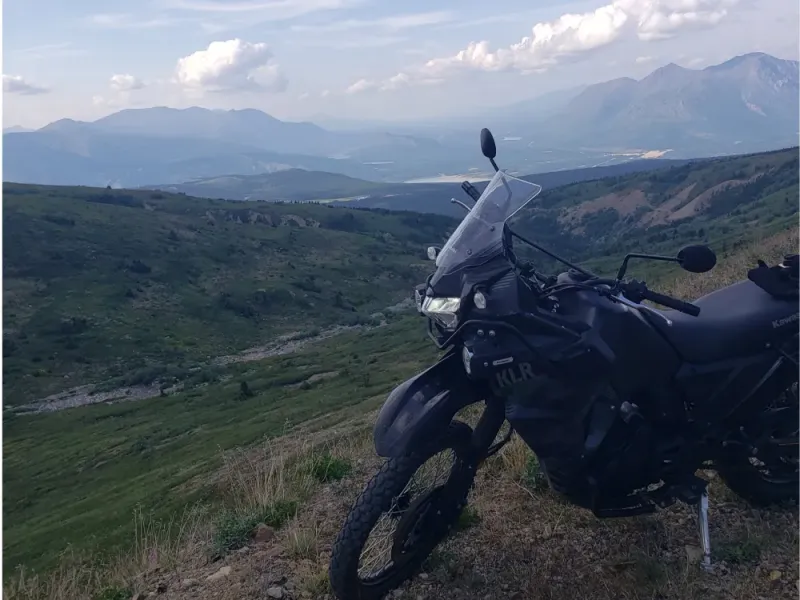 KLR650 Rental in Skagway Alaska