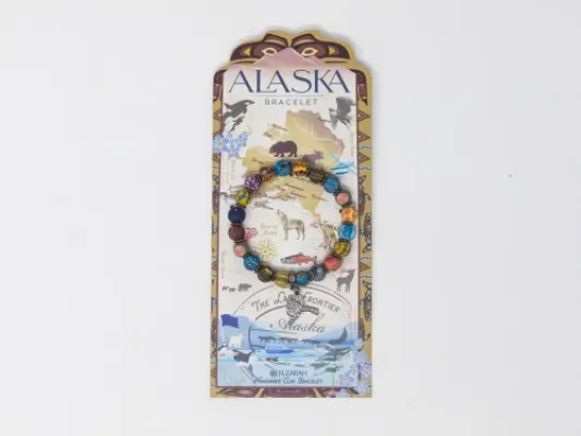Alaska Clay Bead Bracelet with Charm