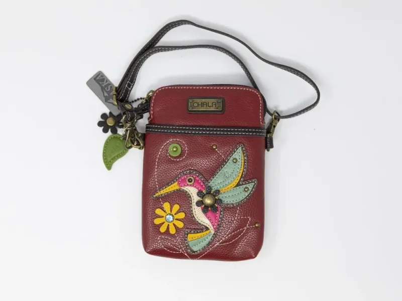Chala Crossbody  – Red Hummingbird
