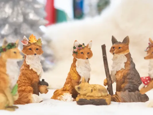 Fox Nativity Scene