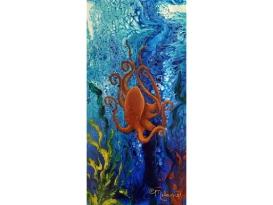 Octopus Garden (tile) | Melanie Burns