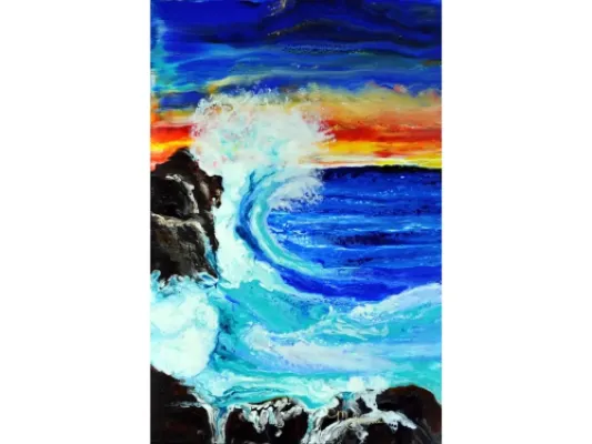 Symphony of the Sea (tile) | Melanie Burns