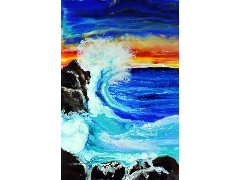 Symphony of the Sea (tile) | Melanie Burns