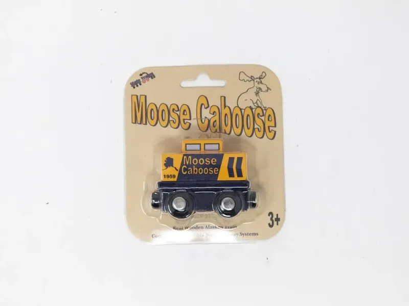 Alaskan Wooden Train “Moose Caboose”