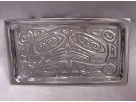 Northwest Pewter CP-1 Totem Cheese Tray