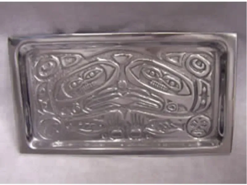 Northwest Pewter CP-1 Totem Cheese Tray