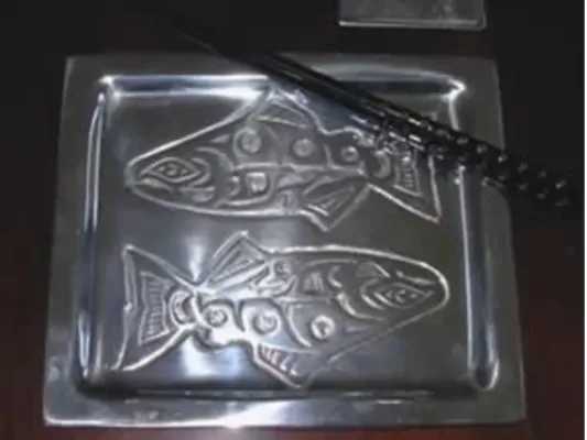 Northwest Pewter FP-4 Salmon Sushi Plate