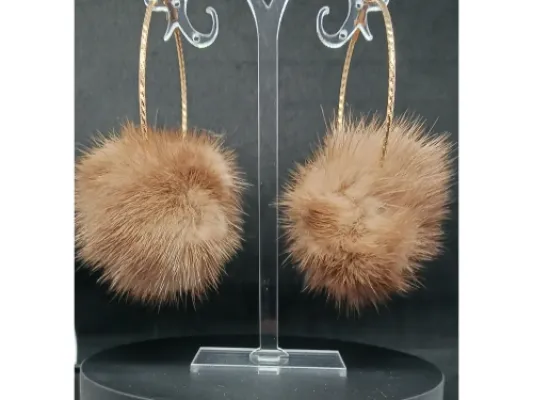 Rare Alaskan Fur Earrings