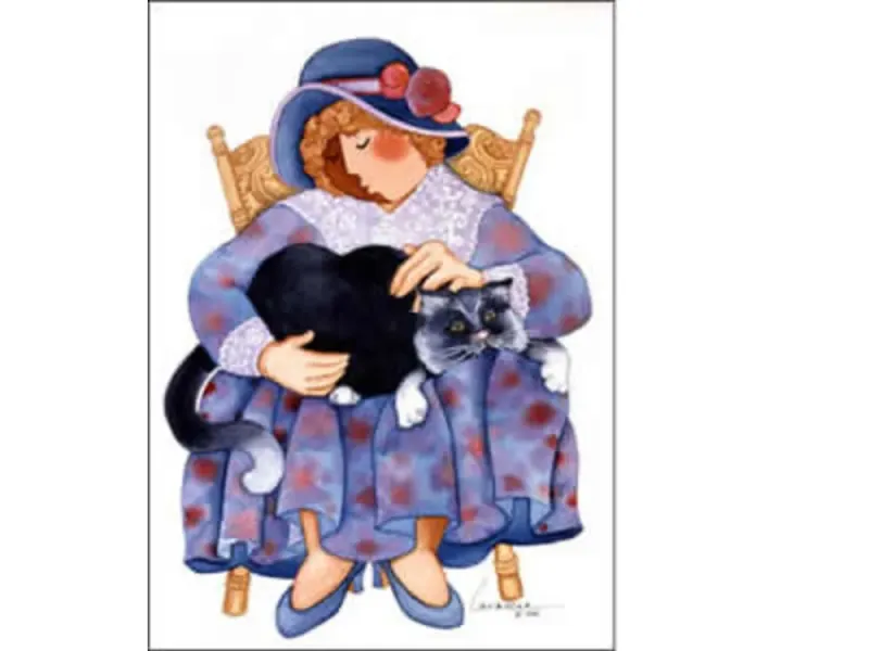"Lap Top Tom" by Barbara Lavallee fine art print