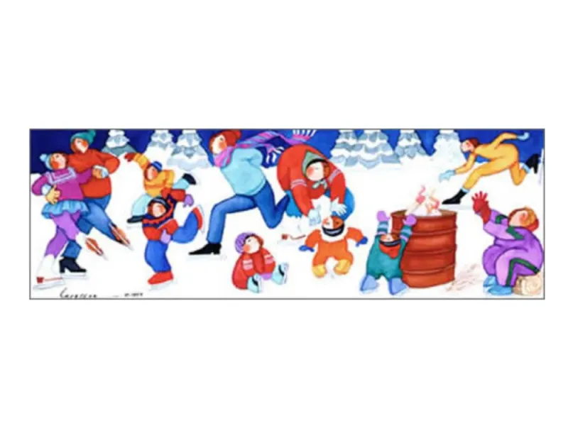 "Ice Escapades" by Barbara Lavallee fine art print