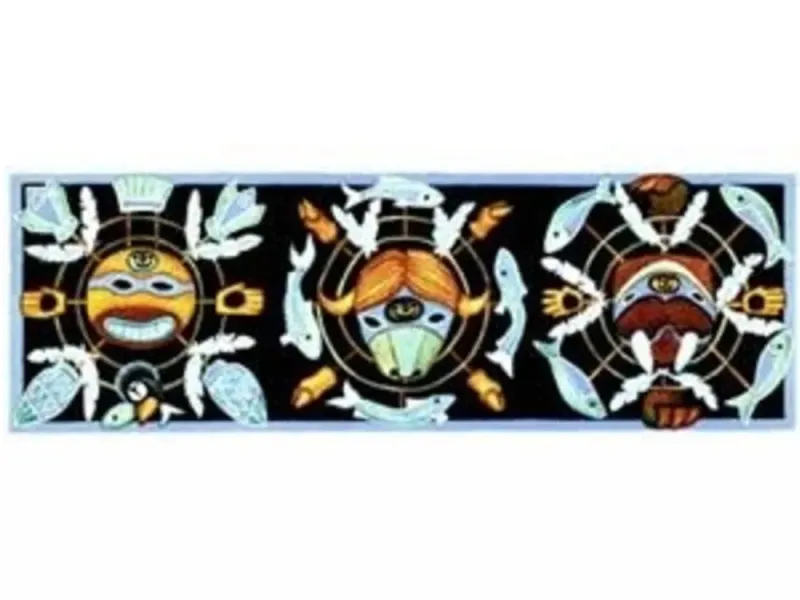 "Spirit Masks" by Barbara Lavallee fine art print