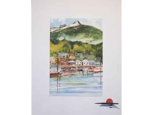 Maida Kelly - Quaint Harbor Print