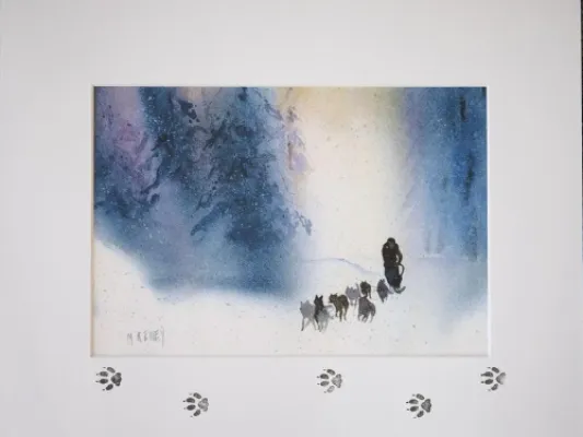 Maida Kelly - Mushing Print