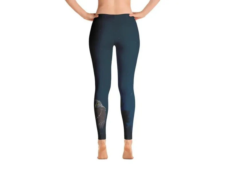 Northern Pygmy Owl Leggings