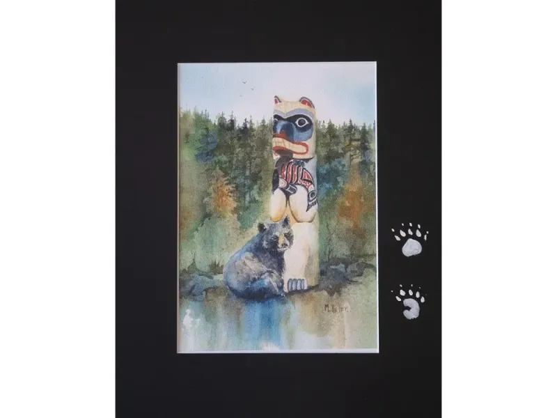 Maida Kelly - Bear Totem Print