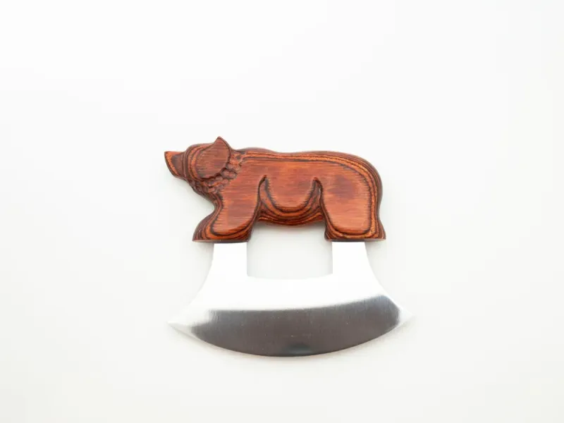 Merry Studios Anchorage Dymond Wood “Walking Bear” Ulu