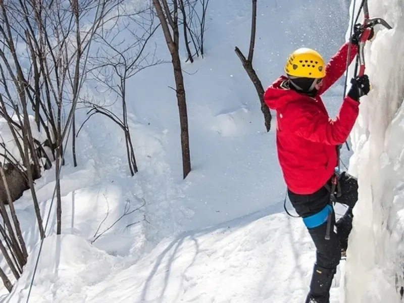 Winter Ice Climbing